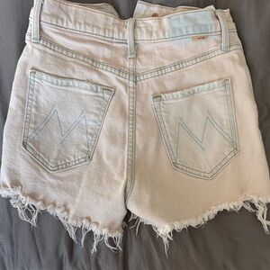 Mother - Ultra High Waist Tomcat Kick Fray Short